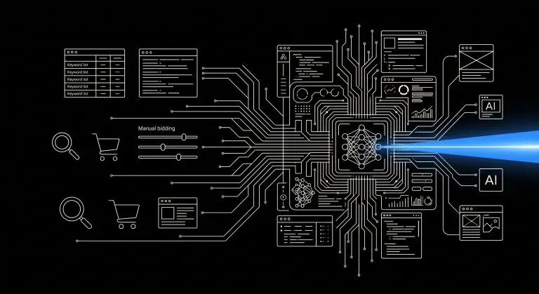 AI Max Google Ads, recalibrage Smart Bidding 17 août 2026, migration requête large AI Max, Réseau Display Demand Gen, CPA cible Google Ads 2026, Performance Max, nouveautés Google Ads rentrée 2026